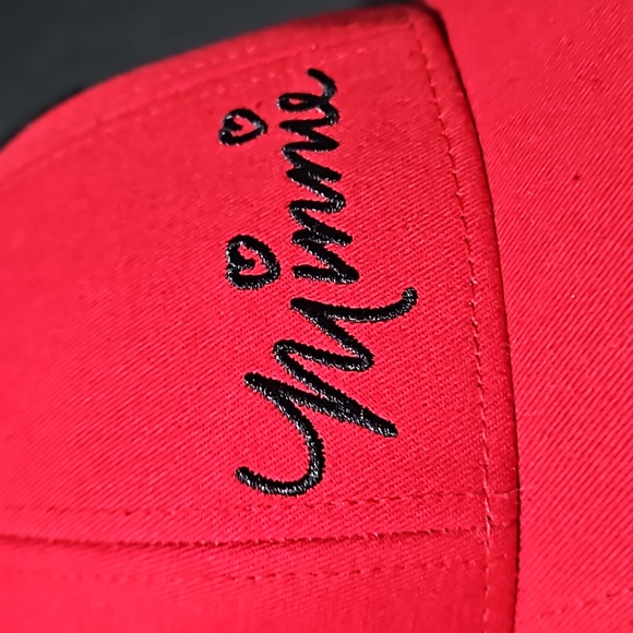Disney 🎄 Adult Minnie Mouse Ear Red Baseball Cap NWOT - Picture 4 of 8